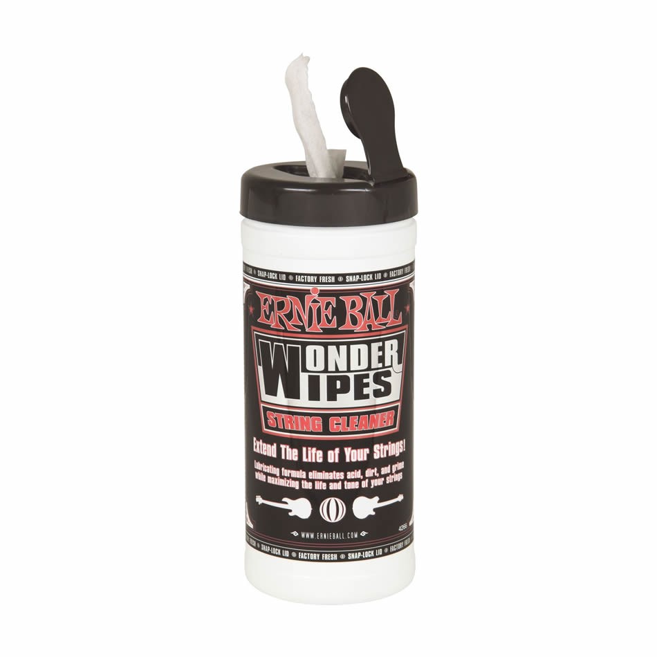 ERNIE BALL Wonder Wipes Fretboard Conditioner 40-Pack ERNIE BALL Wonder Wipes Fretboard Conditioner 40-Pack