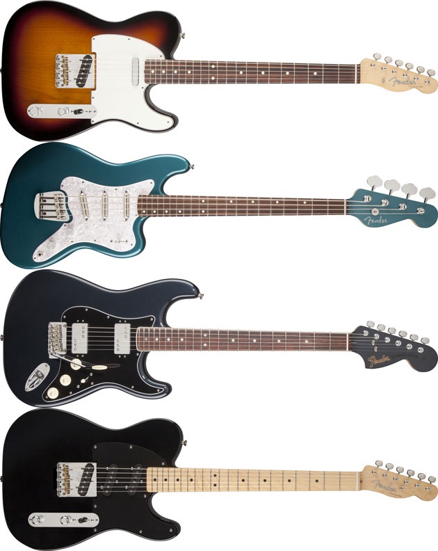 New Fender Guitars American Standard Blacktop Classic