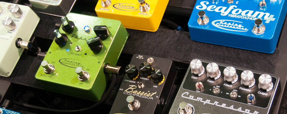signal clean chain guitar effects pedals banner