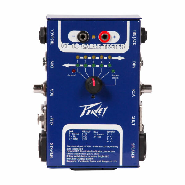 Peavey CT-10 Cable Tester (Part# 00563070)
