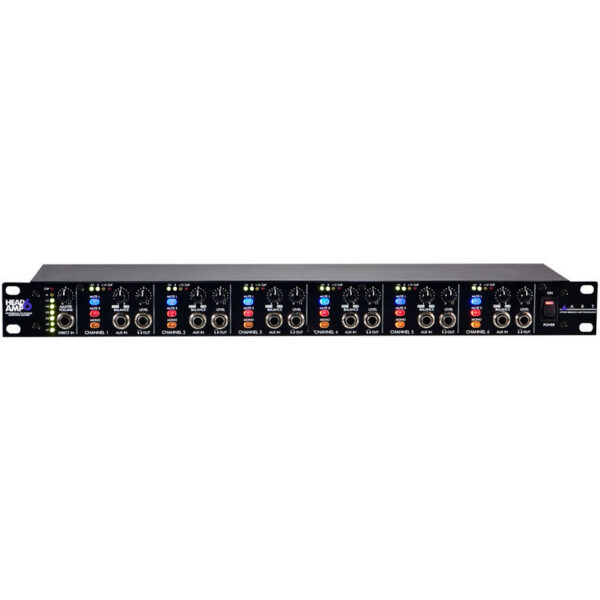 ART HeadAmp6 6-Channel Rackmount Headphone Amp (Open Box)