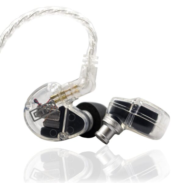 CTM CE220 Smoke Pro 2-Driver Clear IEM w/ Cable & Tips