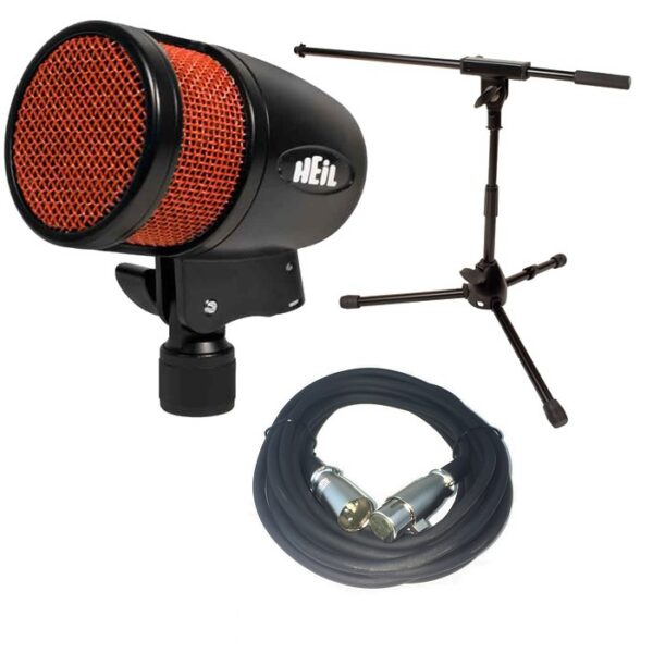 Heil Sound PR48 Kick Drum Mic + Stand & 20' XLR Cable
