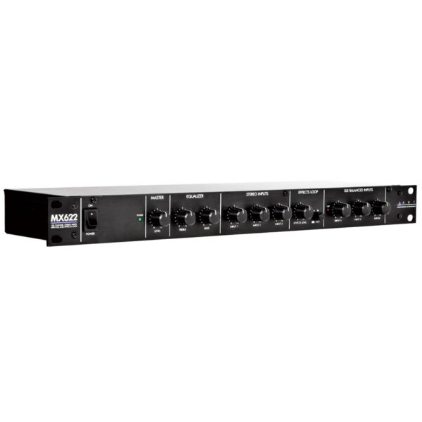 ART MX622 6-Channel Rackmount Stereo Mixer (Open Box)