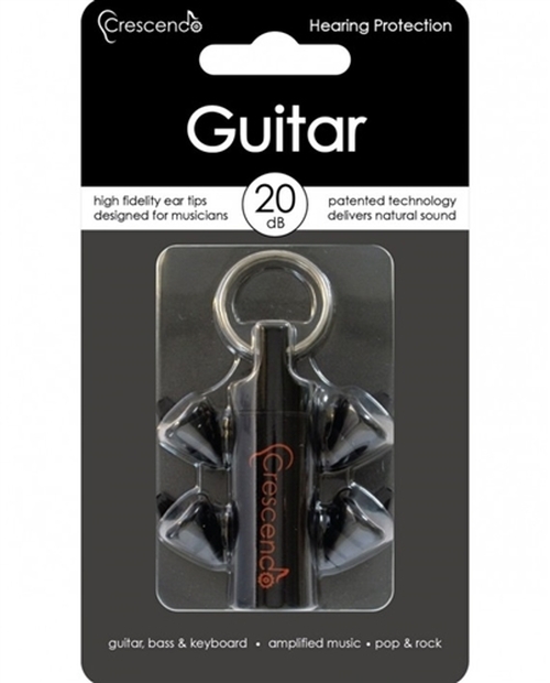 Crescendo Guitar Ear Plugs PR-0430 by Dynamic Ear
