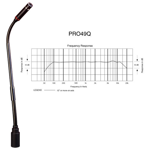 Audio-Technica Pro49QL Cardioid Gooseneck Mic w/ AT8146