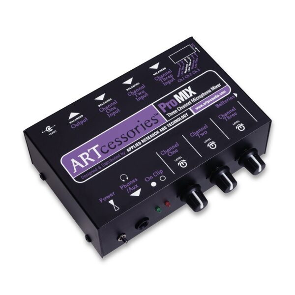 ART ProMIX Three Channel Microphone Mixer