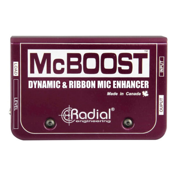 Radial McBoost 1-Channel Active Mic Boost Direct Box
