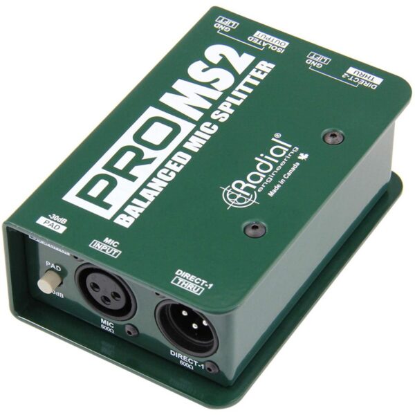 Radial ProMS2 Passive Mic Splitter