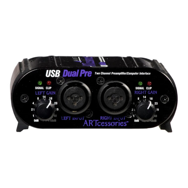 ART USB Dual Pre PS - 2-Channel USB Preamp/Interface